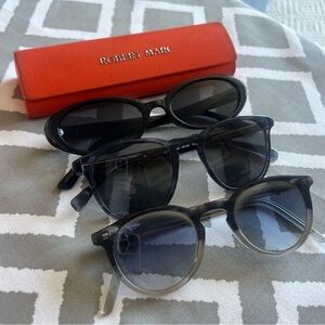 ROBERT MARC sunglasses + two unbranded sunglasses